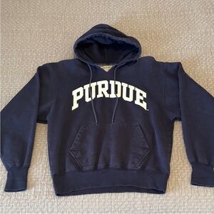 Vintage Purdue Logo Hoodie